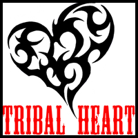 How to Draw a Tribal Heart Tattoo