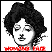 How to Draw a Beautiful Woman's Face